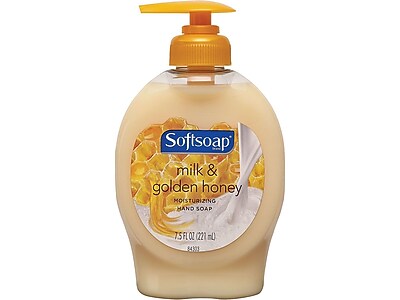  (pack of 6) Softsoap Moisturizing Liquid Hand Soap, Milk & Golden Honey - 7.5 fluid ounce