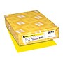Neenah Paper Exact Brights Multipurpose Paper, 50 lbs., 8.5" x 11", Bright Yellow, 500/Ream (26701)~#|#~sp49507640_sc7