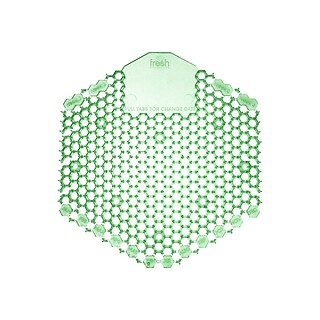 Fresh Products Wave 3D Anti-Splash Urinal Screen, Mango Scent