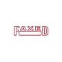 Offistamp Pre-Inked Stamp, FAXED, Red Ink (034503)~#|#~sp49507718_sc7