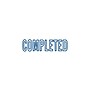 Offistamp Pre-Inked Stamp, COMPLETED, Blue Ink (034519)~#|#~sp49507719_sc7