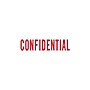 Offistamp Pre-Inked Stamp, CONFIDENTIAL, Red Ink (034500)~#|#~sp49507721_sc7