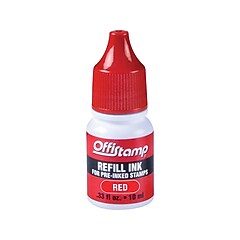 Xstamper ClassiX Refill Ink, 2oz., Red (036042) | Staples