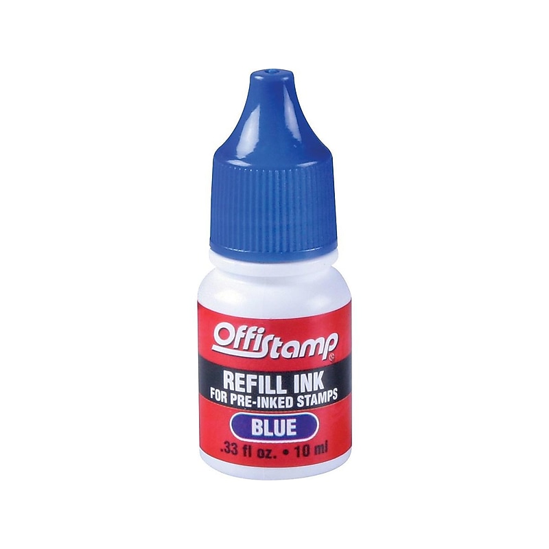 Offistamp Ink Refill, Blue Ink (034518) image 1