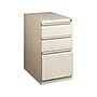 Staples 3-Drawer Mobile Vertical File Cabinet, Letter Size, Lockable, 27.75"H x 15"W x 20"D, Putty (ST60429-CC)~#|#~sp49507767_sc7
