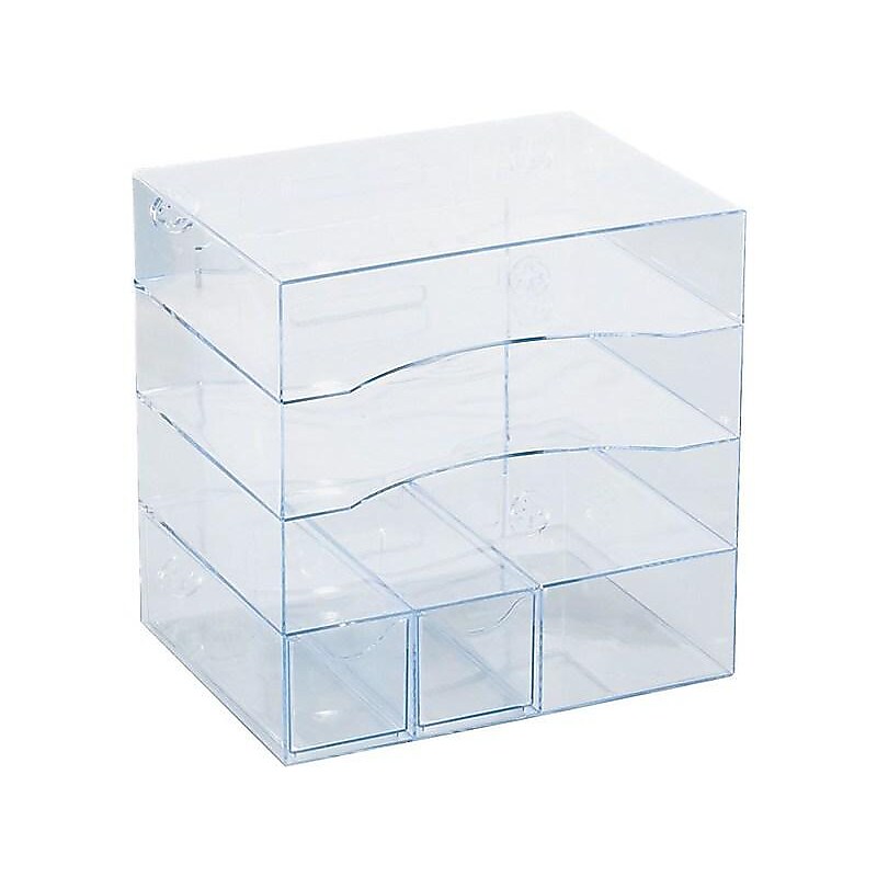Rubbermaid Optimizers File Organizer, Clear Plastic (94600ROS) image 1
