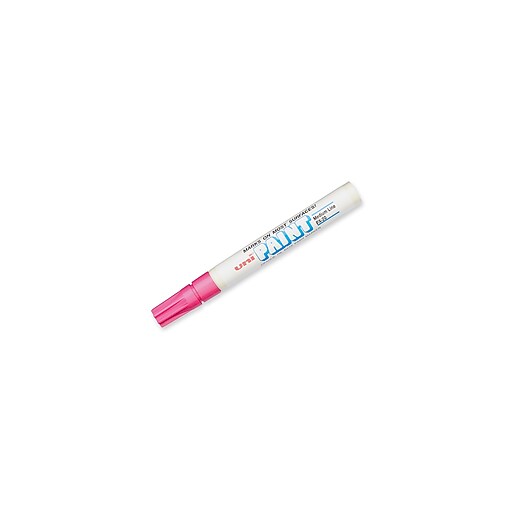 uni® Paint Markers, Medium Tip, Pink (63611) at Staples