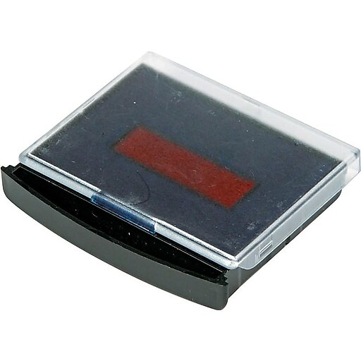 2000 Plus Stamp Pad, Blue and Red Inks (061961) Staples