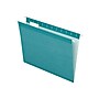 Pendaflex Reinforced Hanging File Folders, 1/5 Tab, Letter Size, Aqua, 25/Box (PFX 4152 1/5 AQU)~#|#~sp49507930_sc7
