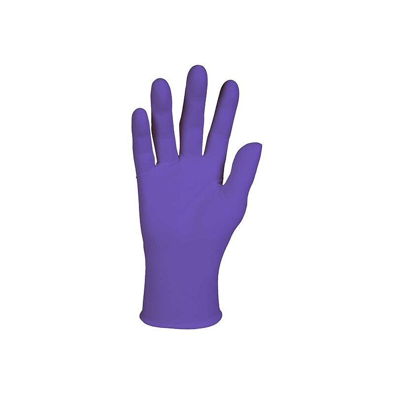 Kimberly-Clark Powder Free Purple Nitrile Exam Gloves, XL, 90/Box (55084) image 1