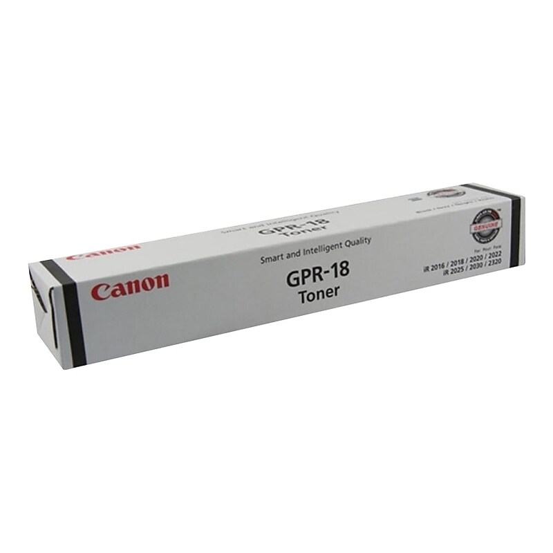 Canon GPR-18 Black Standard Yield Toner Cartridge (0384B003AA) image 1