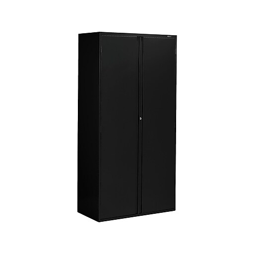 Global 9300 72" Steel Storage with Four Shelves, Black (9336P