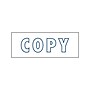2000 Plus Green Line Printer 20 Pre-Inked Stamp, COPY, Blue Ink (098367)~#|#~sp49508099_sc7