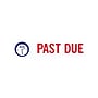 Accu-Stamp 2 Pre-Inked Stamp, PAST DUE, Blue and Red Inks (035543)~#|#~sp49508117_sc7