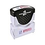 Accu-Stamp 2 Pre-Inked Stamp, "APPROVED", Blue and Red Inks (035525)~#|#~sp49508119_sc7