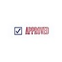 Accu-Stamp 2 Pre-Inked Stamp, "APPROVED", Blue and Red Inks (035525)~#|#~sp49508120_sc7
