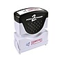 Accu-Stamp 2 Pre-Inked Stamp, POSTED, Blue and Red Inks (035521)~#|#~sp49508128_sc7