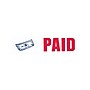Accu-Stamp 2 Pre-Inked Rectangle Stamp, PAID, Blue/Red Ink (035535)~#|#~sp49508135_sc7