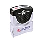 Accu-Stamp 2 Pre-Inked Stamp, RECEIVED, Blue and Red Inks (035537)~#|#~sp49508147_sc7