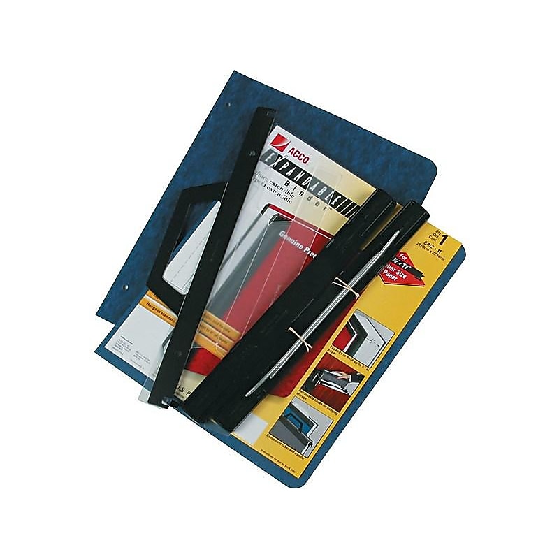 ACCO Presstex 1" 3-Ring Non-View Binders, Blue (55260) image 1