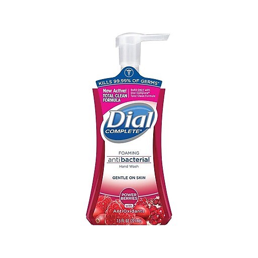 Dial® Complete Antibacterial Foaming Hand Wash, Power Berries Scent, 7.