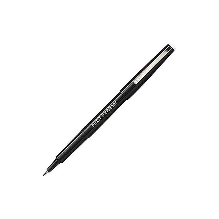 Pilot Fineliner Marker Pen, Fine Point, Black Ink (11002) | Staples