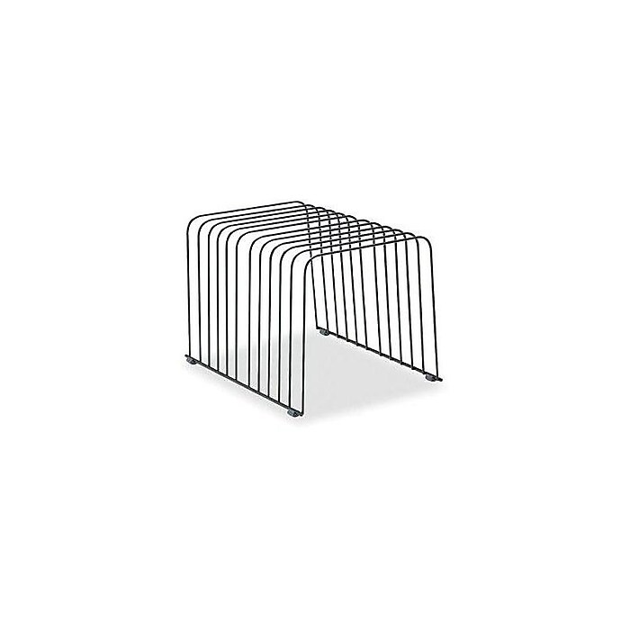 Fellowes 11 Compartment Steel File Organizer, Black (72112) | Staples