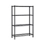 Whalen 4-Shelf Wire Unit, 48"W, Black (WS184872-4B)~#|#~sp49508262_sc7