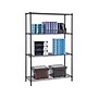 Whalen 4-Shelf Wire Unit, 48"W, Black (WS184872-4B)~#|#~sp49508266_sc7