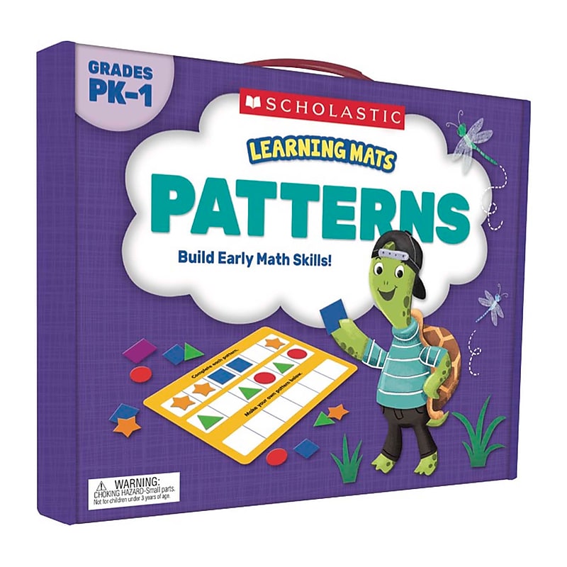 Scholastic Learning Mats: Patterns, Grades PreK-1 (SC-823964) image 1