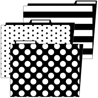 Schoolgirl Style Simply Stylish Folder, 6/Pack (136087)