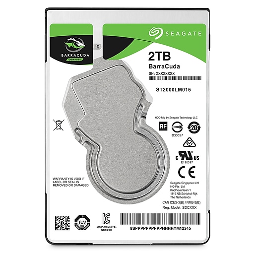 Seagate 2TB BarraCuda SATA 6Gb/s 128MB 2.5-Inch Internal Hard