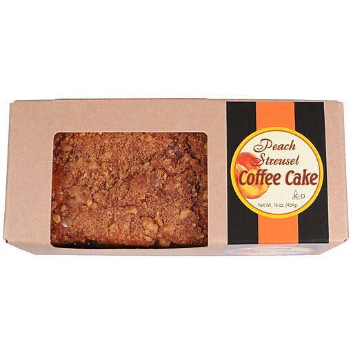Beatrice Bakery Peach Streusel Coffee Cake Bar (DS0446) at Staples