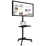 Mount-It! Metal Pedestal TV Stand, Screens up to 55", Black (MI-1876)~#|#~sp49721353_sc7