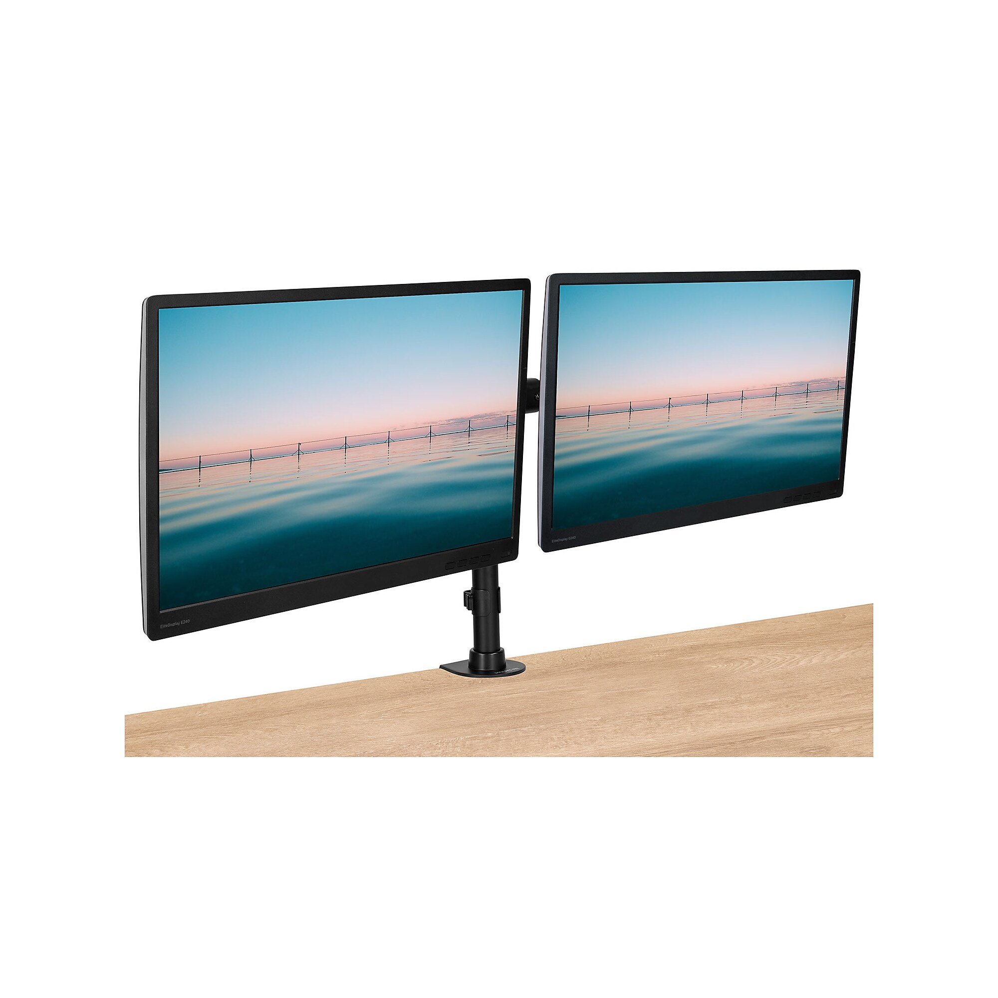 Mount-It! Dual Monitor Desk Mount for 13″ to 27″ Monitors, Black (MI-2772) Sansujyuku sansujyuku.com
