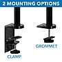 Mount-It! Dual Monitor Arm Desk Mount for 19" to 32" Monitors, Black (MI-4762)~#|#~sp49721551_sc7