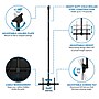 Mount-It! Tilt And Swivel Ceiling TV Mount, 110# Max (MI-509XL)~#|#~sp49721559_sc7