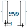 Mount-It! Tilt And Swivel Ceiling TV Mount, 110# Max (MI-509XL)~#|#~sp49721560_sc7