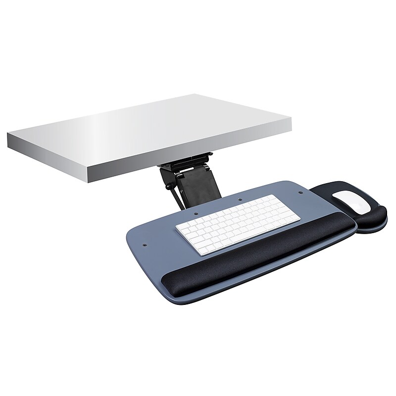Mount-It! Under Desk Keyboard Tray with Mouse Platform (MI-7137) image 1