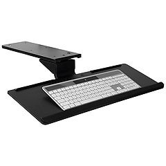 Mount-It! Under Desk Keyboard Tray and Mouse Platform, Black