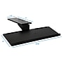 Mount-It! Under Desk Keyboard Tray and Mouse Platform, Black (MI-7138)~#|#~sp49721604_sc7