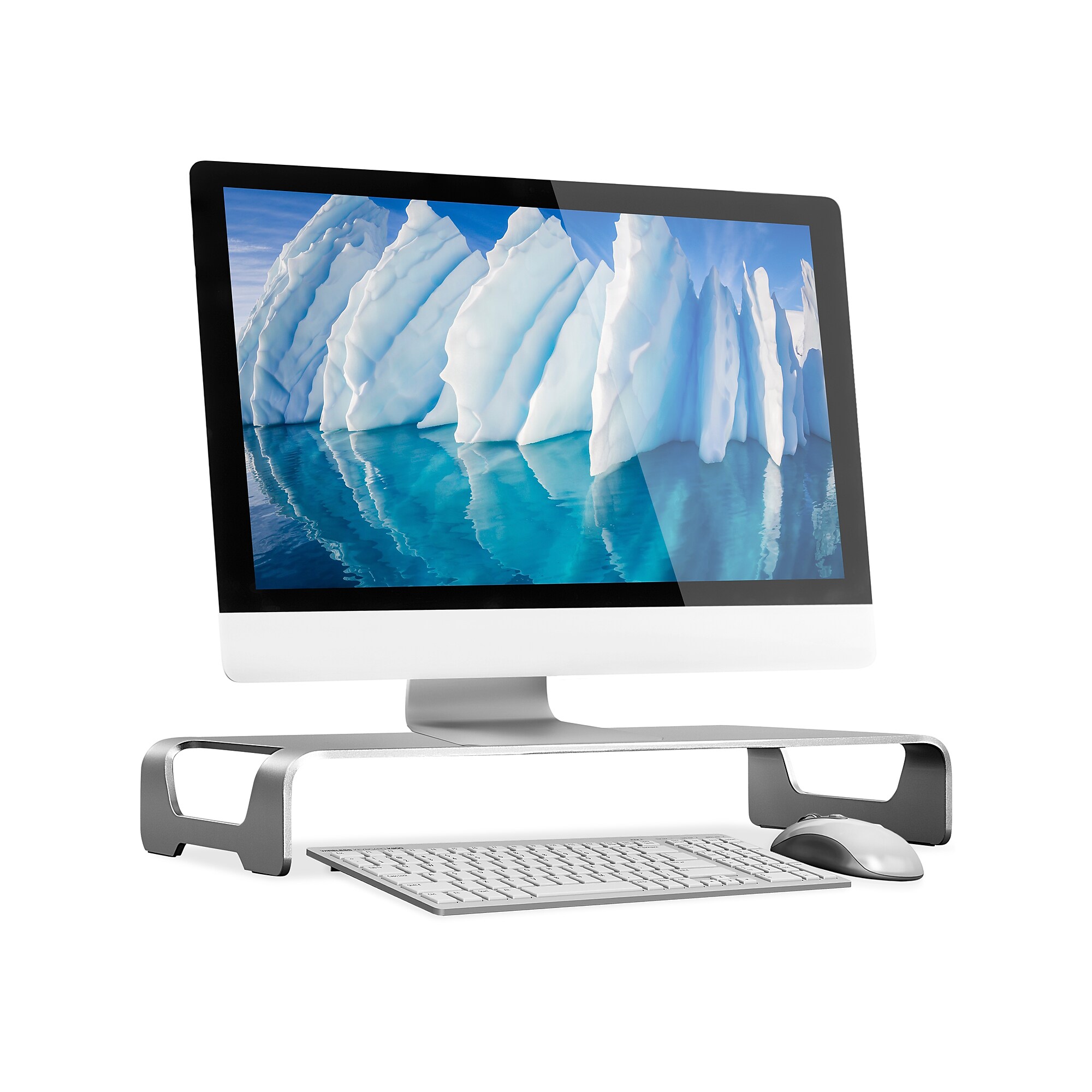 Mount-It! Aluminum Monitor Riser, 16″ Wide (MI-7275) Sansujyuku sansujyuku.com