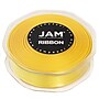 JAM Paper Double Faced Satin Ribbon, Yellow (807SAye25)~#|#~sp4990015_sc7