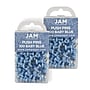 JAM Paper Push Pins, Baby Blue, 2 Packs of 100 (222419047A)~#|#~sp49916271_sc7