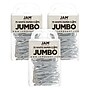 JAM Paper Jumbo Paper Clips, White, 3 Packs of 75 (2184934B)~#|#~sp49916277_sc7