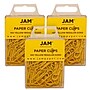 JAM Paper Small Paper Clips, Yellow, 3 Packs of 100 (2183756B)~#|#~sp49917468_sc7