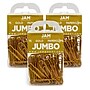 JAM Paper Jumbo Paper Clip, Gold, 3 Pack of 75 (21832060B)~#|#~sp49917475_sc7