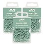 JAM Paper Small Paper Clips, Teal, 3 Packs of 100 (21832064B)~#|#~sp49917511_sc7