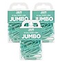 JAM Paper Jumbo Paper Clips, Teal, 3 Packs of 75 (21832065B)~#|#~sp49917512_sc7
