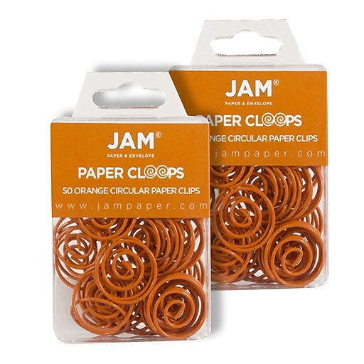 Shop Staples for JAM Paper® Circular Paper Clips, Round Paperclips
